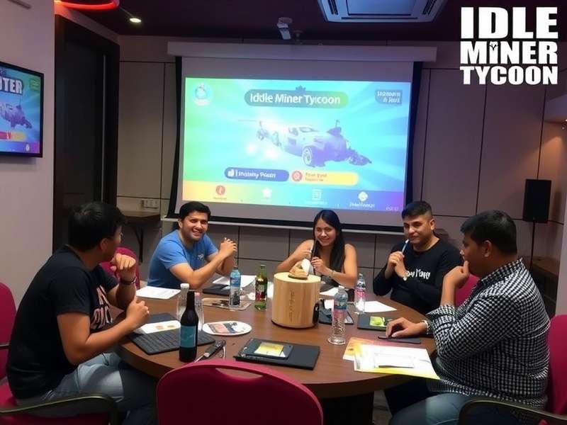 Idle Miner Tycoon - Indian Community Meetup Idle Miner Tycoon Indian community meetup in Mumbai with players and developers celebrating